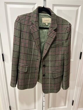 Burberry Plaid Blazer